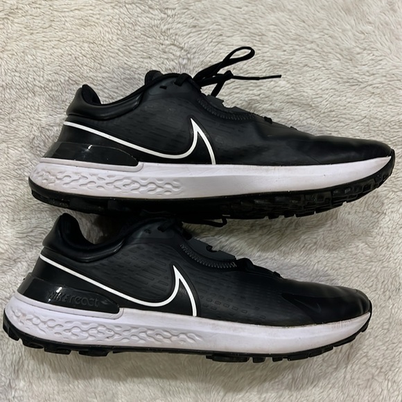 Nike Golf Infinity Pro 2 DM8449-015 Men's Black/White Shoes size 14 - Picture 3 of 9